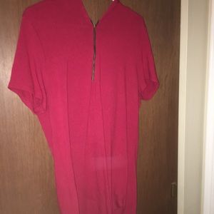 Hooded sweater dress